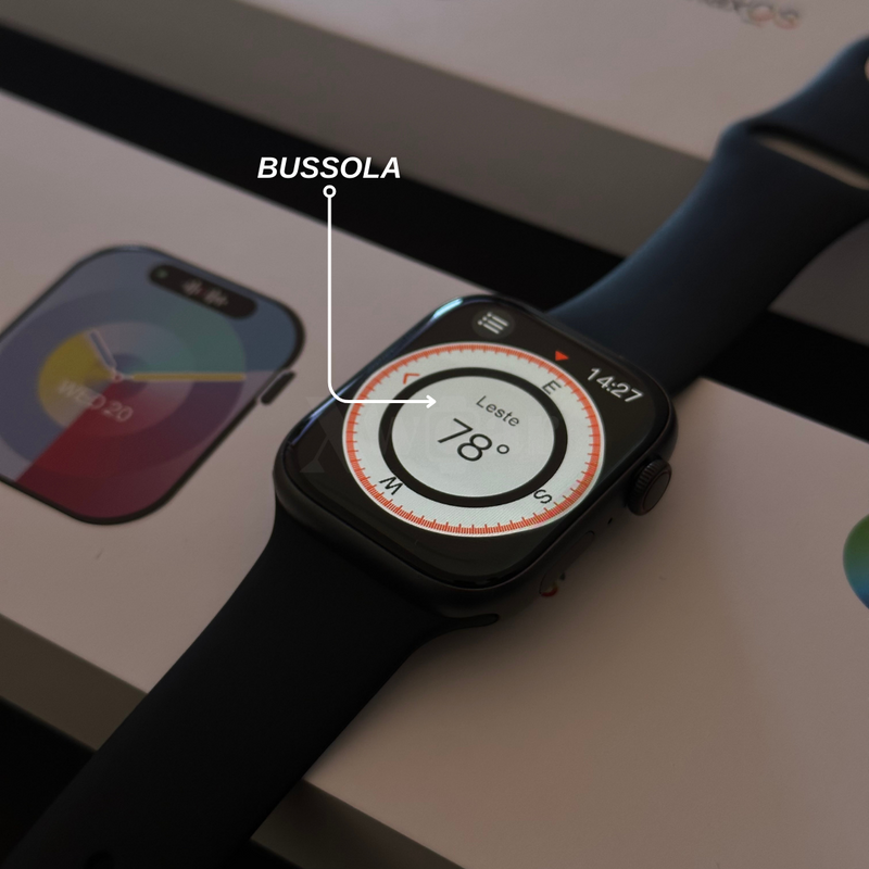 W99+ Amoled - Série 9 45mm Com Função 2 Gestos E Armazenamento Interno