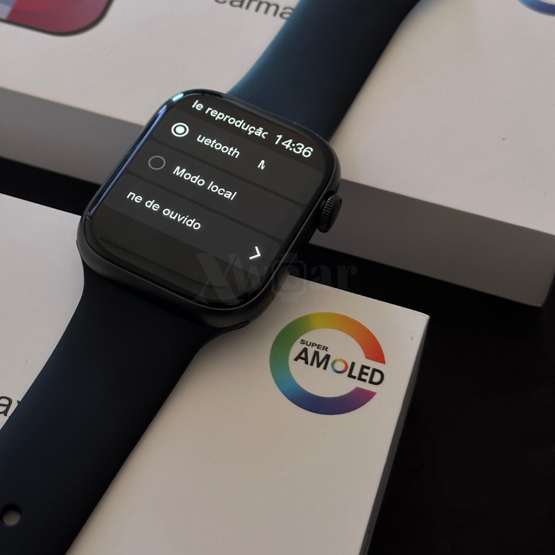 W99+ Amoled - Série 9 45mm Com Função 2 Gestos E Armazenamento Interno