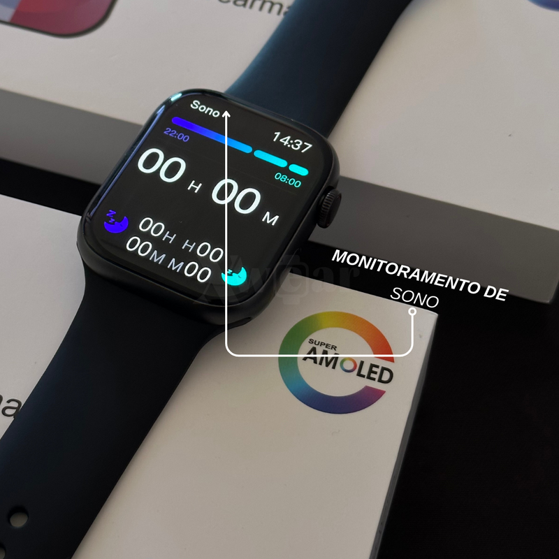 W99+ Amoled - Série 9 45mm Com Função 2 Gestos E Armazenamento Interno