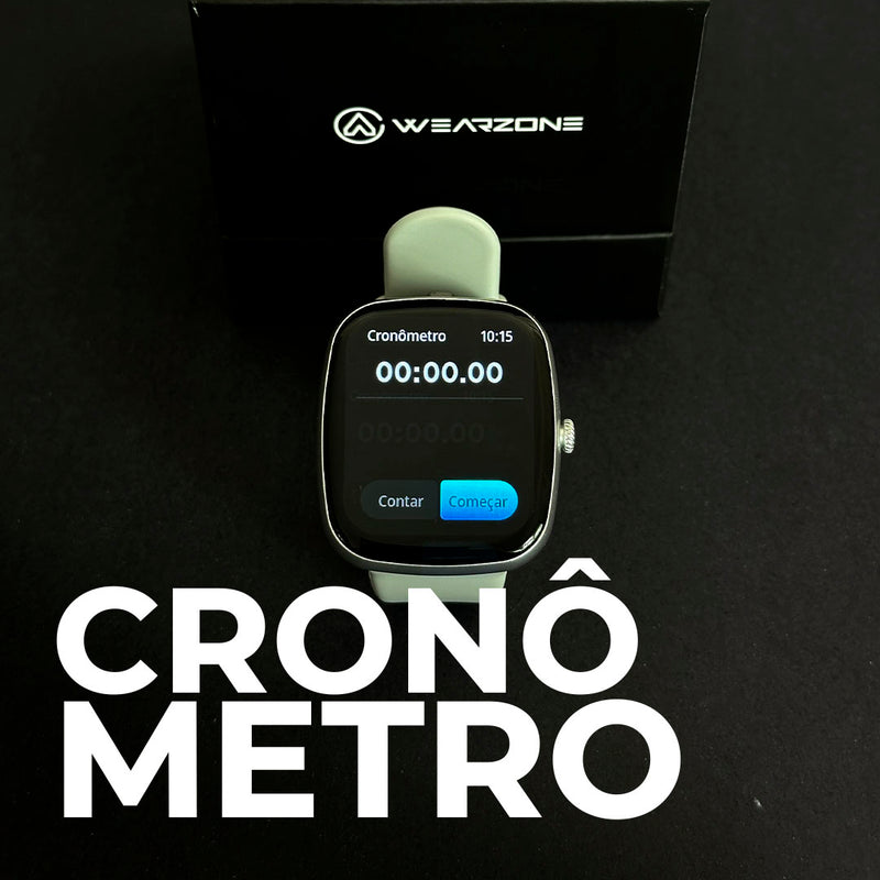 EASY SMARTWATCH A PROVA D'ÁGUA 1 ATM| BATERIA DE LONGA DURAÇÃO| 100 MODOS DE ESPORTES