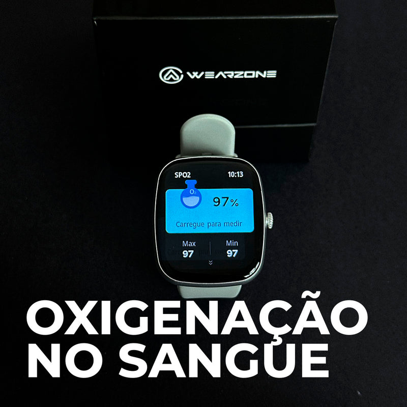 EASY SMARTWATCH A PROVA D'ÁGUA 1 ATM| BATERIA DE LONGA DURAÇÃO| 100 MODOS DE ESPORTES