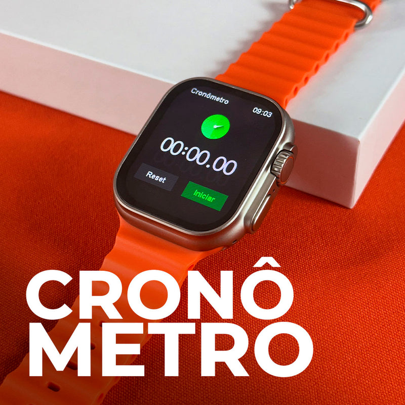 GW8 ULTRA | CUSTO - BENEFÍCIO COM ÓTIMA QUALIDADE DE ACABAMENTO + PULSEIRA DE SILICONE DE BRINDE