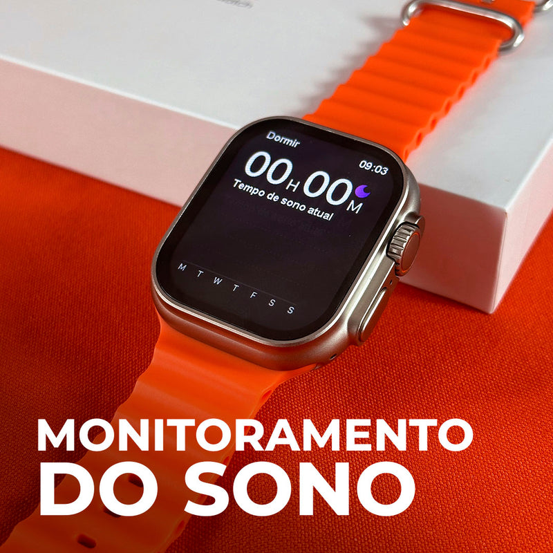 GW8 ULTRA | CUSTO - BENEFÍCIO COM ÓTIMA QUALIDADE DE ACABAMENTO + PULSEIRA DE SILICONE DE BRINDE