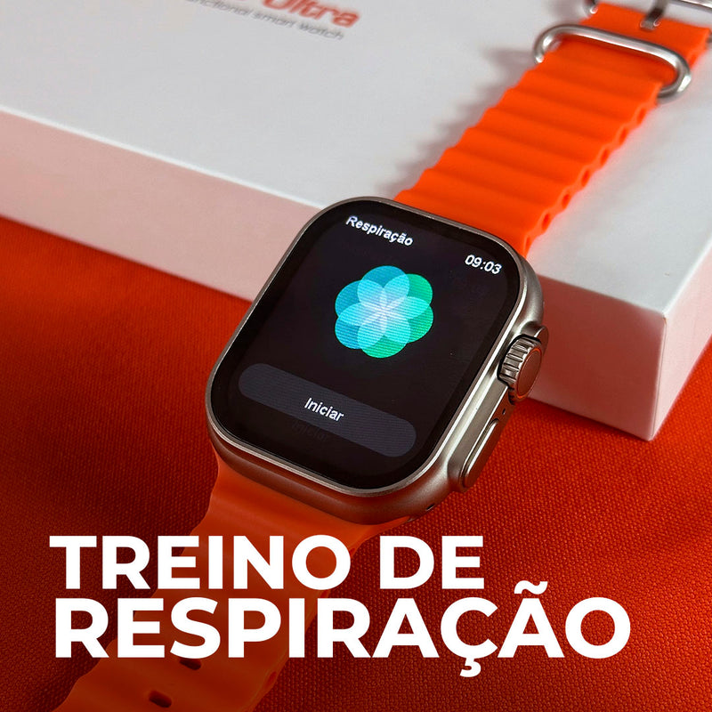 GW8 ULTRA | CUSTO - BENEFÍCIO COM ÓTIMA QUALIDADE DE ACABAMENTO + PULSEIRA DE SILICONE DE BRINDE