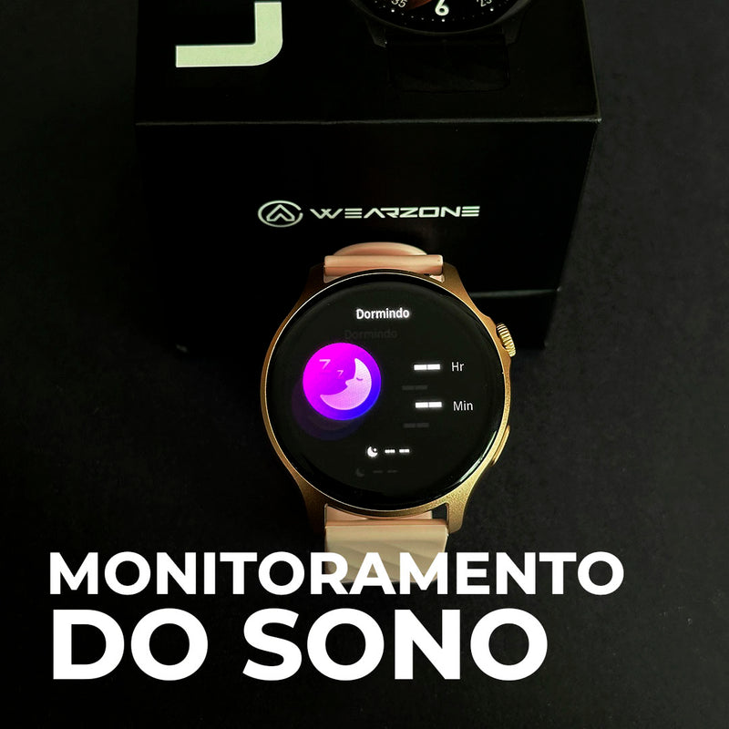 LIFE SMARTWATCH A PROVA D'ÁGUA 1 ATM AMOLED | BATERIA DE LONGA DURAÇÃO| 100 MODOS DE ESPORTES