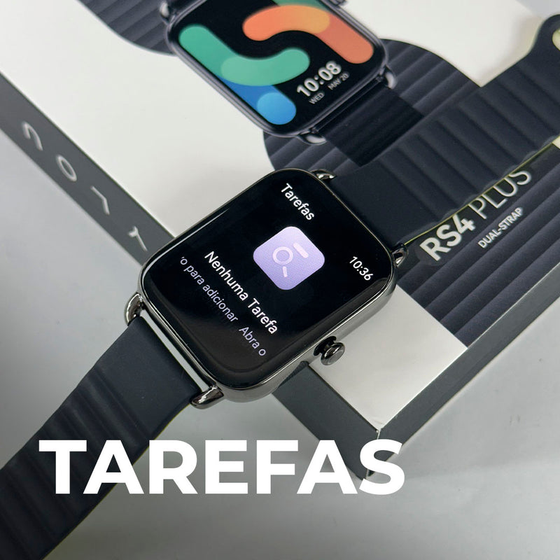 Haylou RS4 Plus | Tela AMOLED 60HZ| IP68| BATERIA DE ATE 10 DIAS
