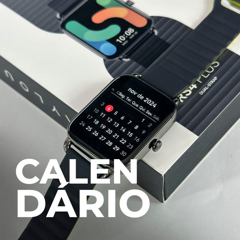 Haylou RS4 Plus | Tela AMOLED 60HZ| IP68| BATERIA DE ATE 10 DIAS