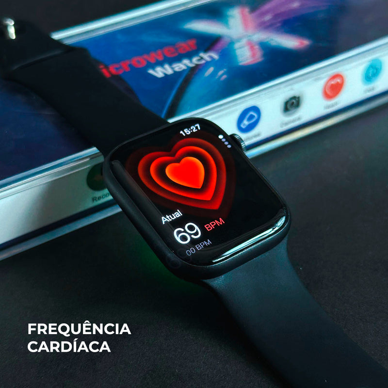Watch X Amoled Microwear | Armazenamento interno 2Gb | Acompanha Capinha