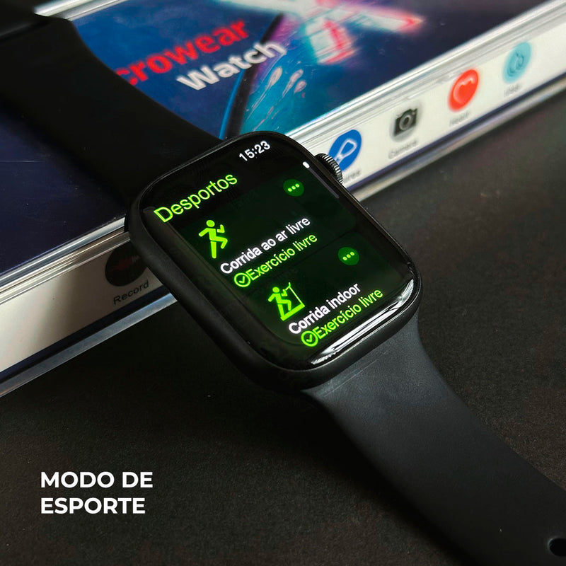 Watch X Amoled Microwear | Armazenamento interno 2Gb | Acompanha Capinha