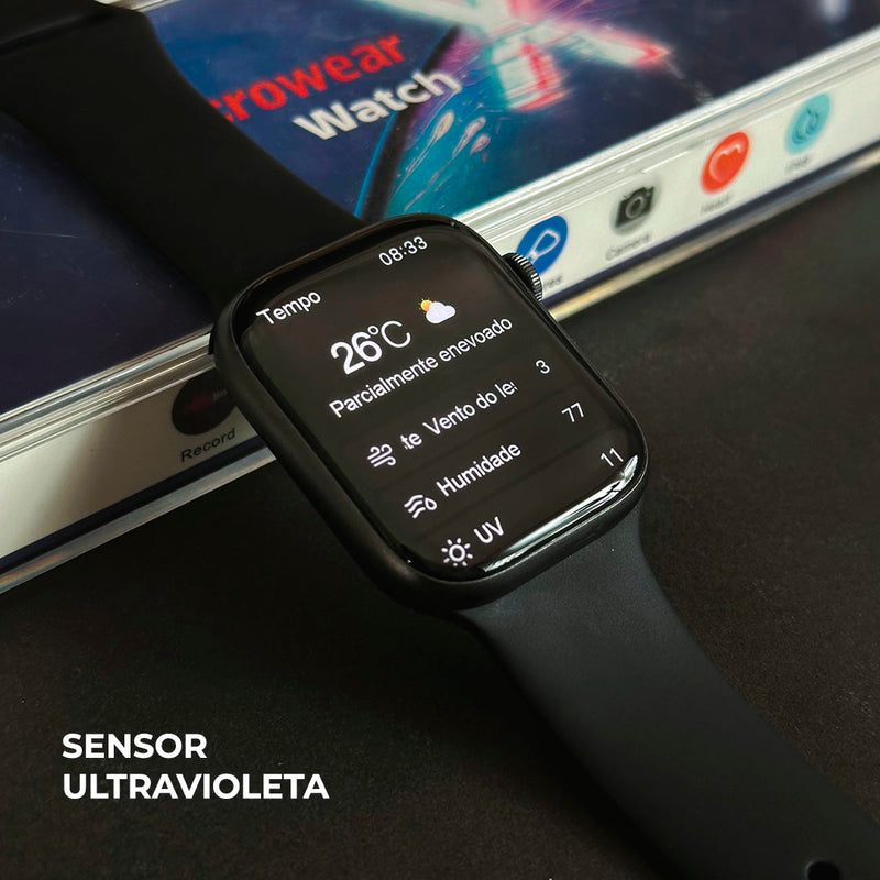 Watch X Amoled Microwear | Armazenamento interno 2Gb | Acompanha Capinha
